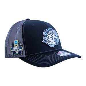 North Carolina Tar Heels 2024 Men's College World Series 3D Snapback Trucker Hat